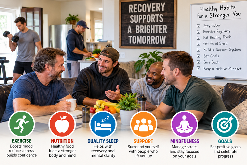 Healthy Habits in Sober Living Homes